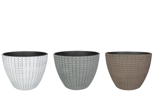 Pot nanda d22h17cm concrete - afbeelding 3