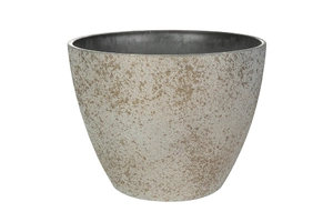 Pot nova d36h27cm concrete gold