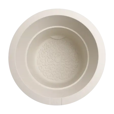 Pot pc amber grail d30cm linnen wit - afbeelding 5