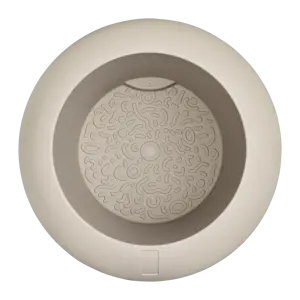 Pot pc amber roll d43h58cm b.beige - afbeelding 4