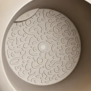 Pot pc amber roll d43h58cm b.beige - afbeelding 6