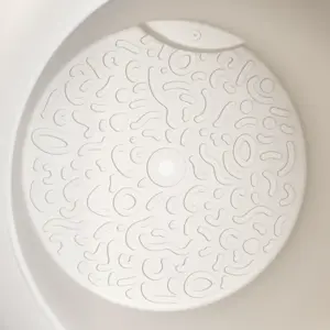 Pot pc amber roll d43h58cm lin.wit - afbeelding 7