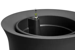 Pot pc june tulip d40h42cm zwart - afbeelding 2