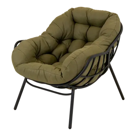 Relax stoel cozy alu olive - afbeelding 1