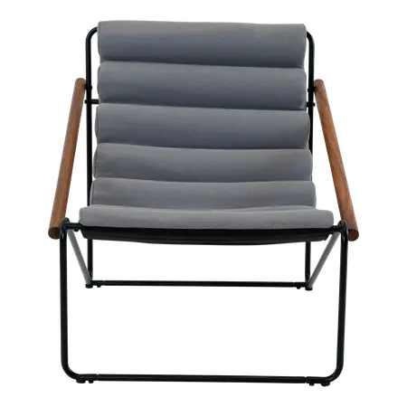 Relaxstoel miami grijs - afbeelding 3