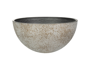 Schaal nova d25h12cm concrete gold