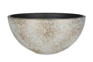 Schaal nova d35h17cm concrete gold