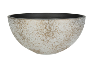 Schaal nova d35h17cm concrete gold