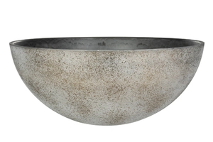 Schaal nova d55h23cm concrete gold