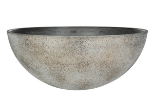 Schaal nova d55h23cm concrete gold