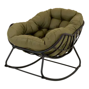 Schommelstoel cozy alu olive