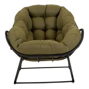 Schommelstoel cozy alu olive - afbeelding 2