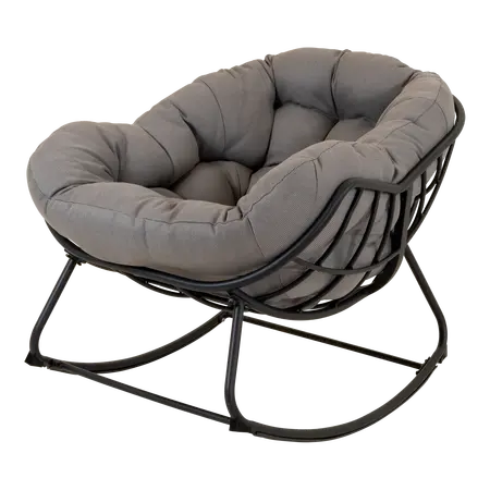 Schommelstoel cozy alu stone - afbeelding 1