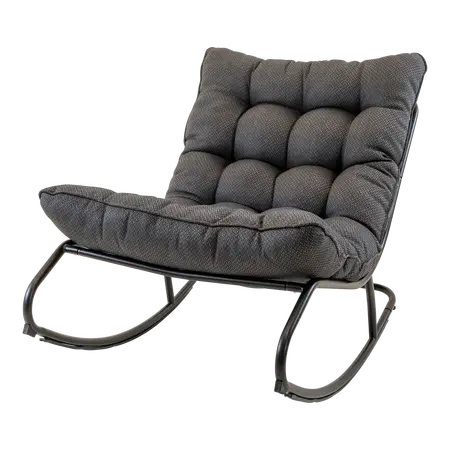 Schommelstoel zenzi zwart - afbeelding 1