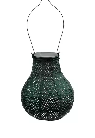 Solarlamp d16cm bulb ikat groen