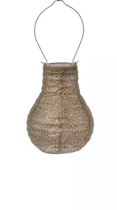 Solarlamp d16cm bulb occult goud