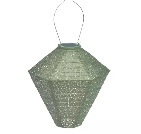 Solarlamp d28cm diamnt sashiko grn