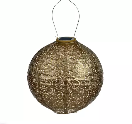 Solarlamp d30cm bazaar goud