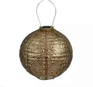 Solarlamp d30cm bazaar goud