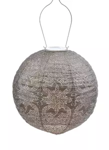 Solarlamp d30cm marrakesh taupe
