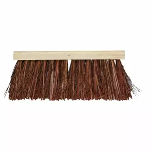 Stadsbezem b37cm bruin