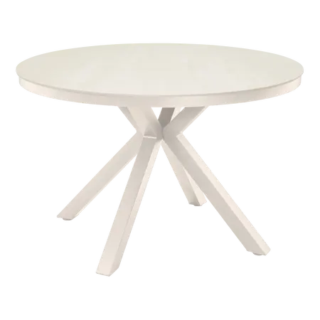 Tafel davos crema 118cm