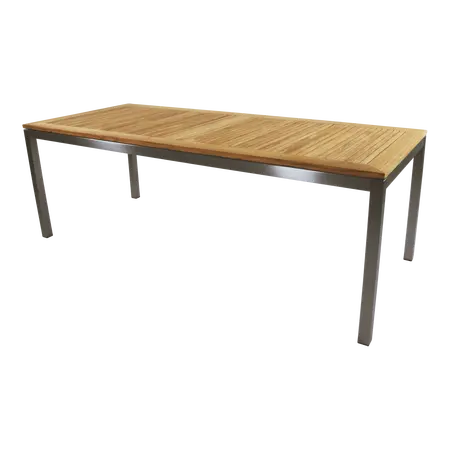 Tafel marmaris rvs l220b92cm - afbeelding 1
