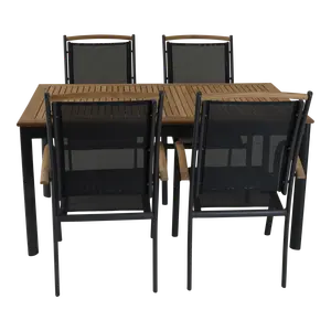 Tafel monza l150b90cm antraciet - afbeelding 2