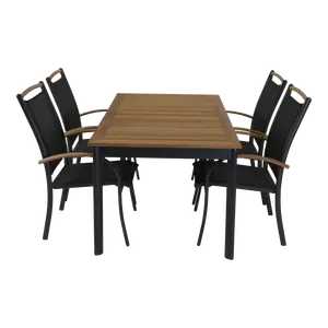 Tafel monza l150b90cm antraciet - afbeelding 5
