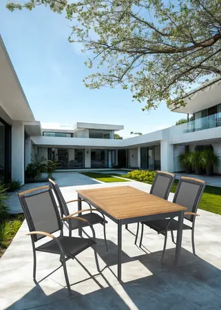 Tafel monza l150b90cm antraciet - afbeelding 6