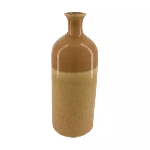 Vaas keramiek l15.5b15.5h41cm beige
