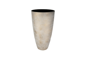 Vaas nova d29h50cm concrete gold - afbeelding 1