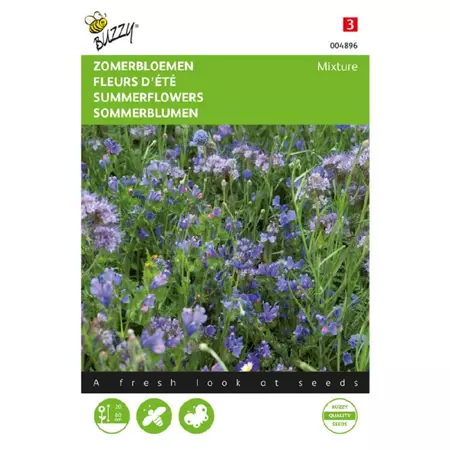 Zomerbloem blauwe tint 2g - afbeelding 1
