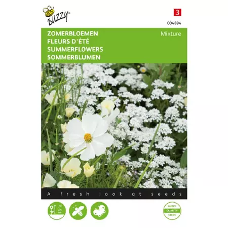 Zomerbloem witte tint 2g - afbeelding 1